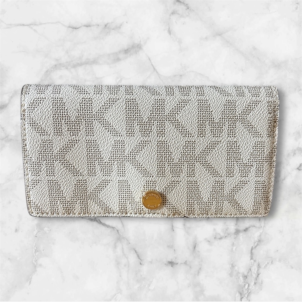 Michael Kors Jet Set large signature Wallet NWOT - Picture 4 of 13